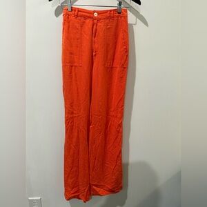 Zara Women's Orange Pants Size XS